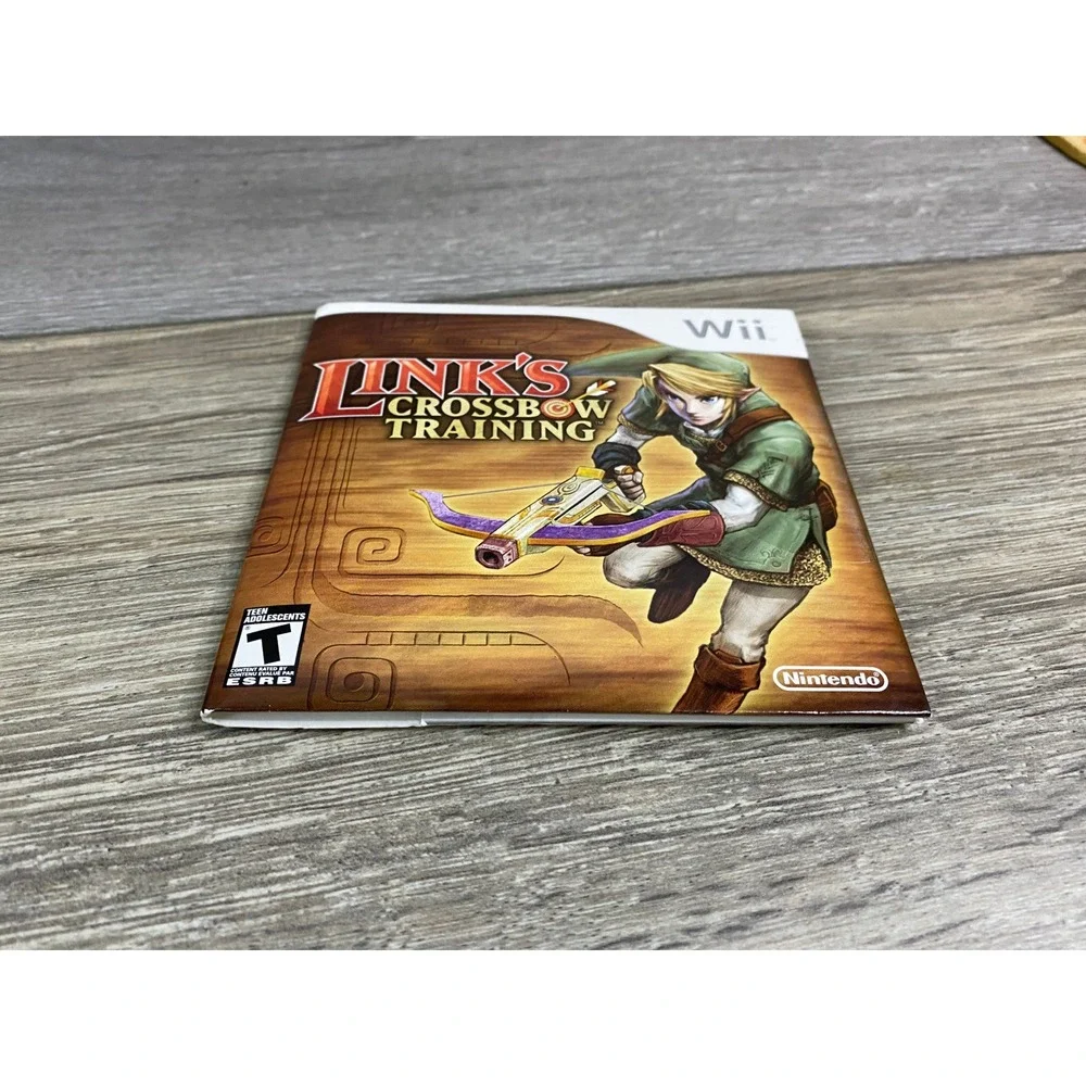 Nintendo Wii Links Crossbow Training Zelda Game Cardboard Sleeve‎ NTSC 2007